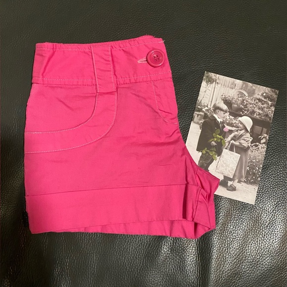 Y2K Vintage Star City Shorts Hot Pink Low Rise Sz 1 - Picture 8 of 9